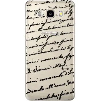 Pouzdro na mobilní telefon Odolné silikonové pouzdro iSaprio - Handwriting 01 - black - Samsung Galaxy J5 2016