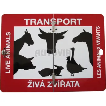 Přeprava zvířat-sklapovací tabule