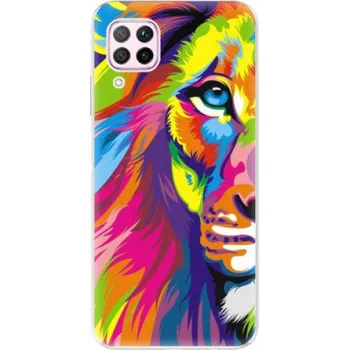 Pouzdro na mobilní telefon Odolné silikonové pouzdro iSaprio - Rainbow Lion - Huawei P40 Lite
