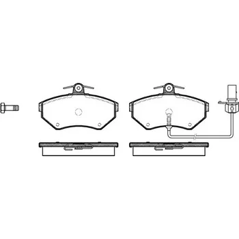 Brzdová destička Roadhouse 2631.12