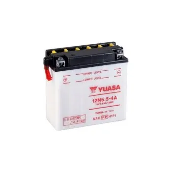 Motobaterie Motobaterie YUASA moto 12N5,5-4A 12V 5,5Ah 55A