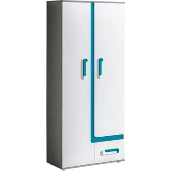 Dětský pokoj Casarredo Policová skříň APETTITA 3 antracit/tyrkys