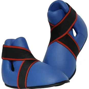 Chránič holeně pro bojový sport Chrániče nárt botička L modré