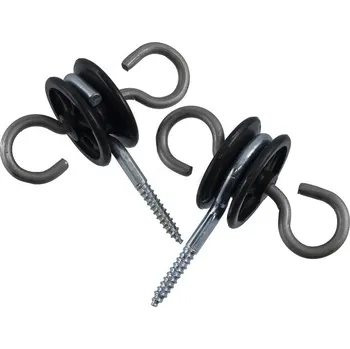 Ohradník Branový izolátor s vrutem Shockteq OLLI pro elektrický ohradník otočný 2 ks