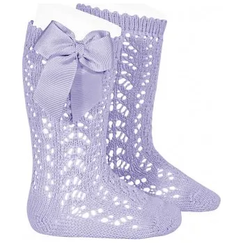 Cóndor Condor dívčí podkolenky s mašlí 25192_124 Velikost: 8 / 32 - 35 100% bavlna