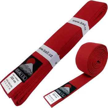 Bojový sport Pás ke kimonu červený 3m
