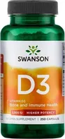 Swanson Vitamin D3 2000 IU Higher Potency 250 cps.