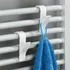 Věšák Wenko Závěsný háček na koupelnový radiátor bílý