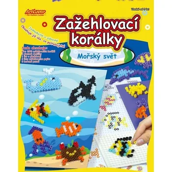 Dětské navlékací korálky Zažehlovací korálky sada MOŘSKÝ SVĚT