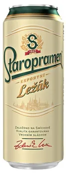 Pivo Staropramen Exportní ležák světlý 0,5 l plech