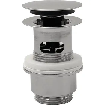 Odvodňovací žlab Omp Tea Umyvadlová výpusť - 5/4“ click-clack s přepadem - chrom