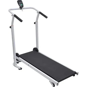 vidaXL Mini běžící pás černý