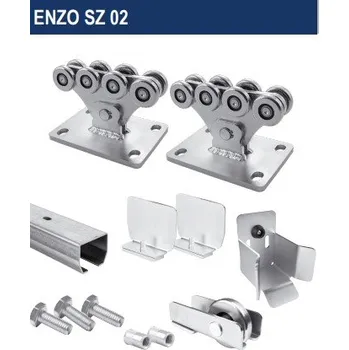 CAIS KIT ENZO SZ 02 set posuvné brány samonosné, do 4,5 m průjezdu, pozink