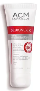 Léčba akné Laboratoire ACM Sébionex.K krém s 15% AHA kyselin 40 ml