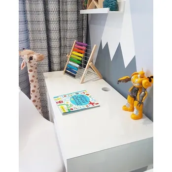 ubrus Mekke sklo Ubrus na stůl z měkkého skla 89x178,5 cm Ubrus: Průhledná lesklá folie