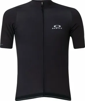 cyklistický dres Oakley Aero Jersey 2.0 s krátkým rukávem M Blackout L