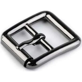 Kovová Spona pro Pásky - Šíře 20 mm - 1 nikl černý