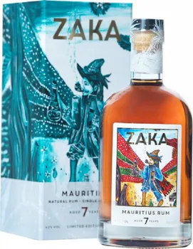 Rum Zaka Mauritius Rum 42 % 0,7 l dárkový box
