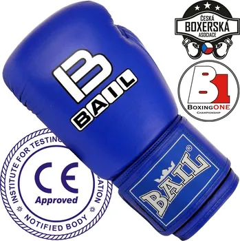 Boxerské rukavice Boxerské rukavice Leopard 10 OZ BAIL modré