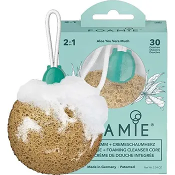 Mýdlo Recenze Foamie Jemná čisticí houba a mýdlo do sprchy Aloe You Vera Much 72 g