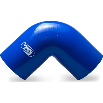 Samco Sport silikonové koleno 90° s vnitřním průměrem 65 mm modrá