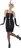 Smiffys Charleston dámské krátké šaty s třásněmi černé, M
