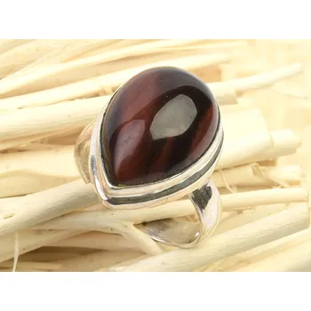 Prsten Býčí oko prsten Ag 925/1000 7g vel.56