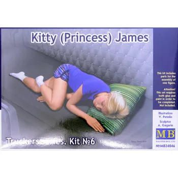 Plastikový model Master Box 1/24 Kitty (Princess) James (Trucker series)
