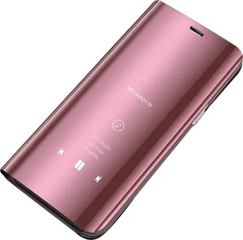 Pouzdro na mobilní telefon Beweare Clear View pro Samsung Galaxy S9 Plus růžové