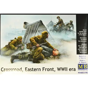 Plastikový model Master Box 1/35 Crossroad - Eastern Front WWII era (5 fig.)