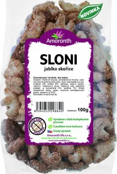 Amaranth Křupky sloni 100 g jablko/skořice