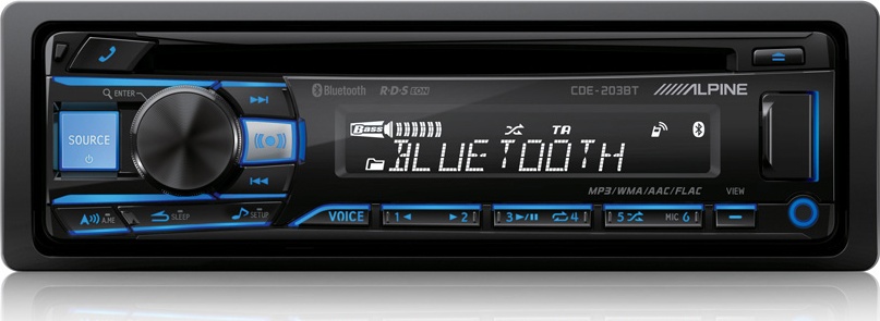 AUTORADIO CD USB IPHONE BT CDE-203BT ALPINE ALPINE - Audio,Vidéo, GPS