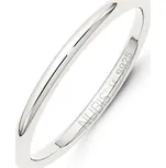 NUBIS® NB101-2 Stříbrný snubní prsten šíře 2 mm - velikost 55 - NB101-2-55