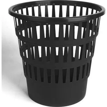 Odpadkový koš Odpadkový koš, černá, 15 l, mřížka, VICTORIA VICTORIA