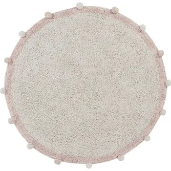 Koberec Bavlněný koberec světlý, růžový pruh Lorena Canals - Re-Edition