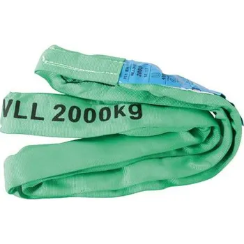 Upínací popruh Zvedací popruh zelená 2To, L-2,5 metr, šířka-44mm