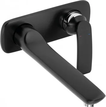 Vodovodní baterie Balance Black - umyvadlová podomítková baterie, vyložení 235 mm, černá 522478775