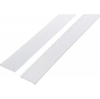 LED páska Difuzor ALU profilu D4 nacvakávací - Prizmatický kryt 1m