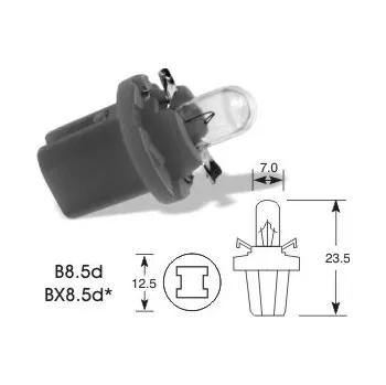 Autožárovka Žárovka 24V 1,2W - B8,5d LUCAS