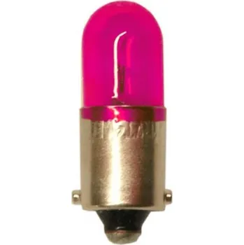 Autožárovka žárovka 12V 4W BA9s červená