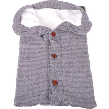 Fusak Kik Pletený fusak KX7230 šedá