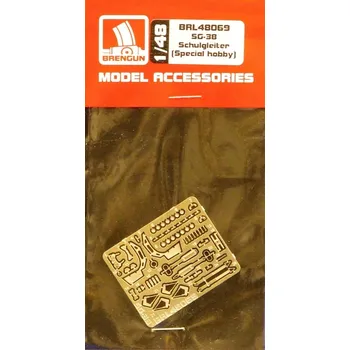 Plastikový model Brengun 1/48 SG-38 - detail PE set (SP.HOBBY)