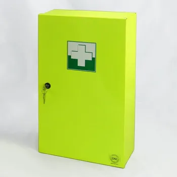 Lékárnička Kovová lékárnička FLUO s náplní výroba + doprava zdarma