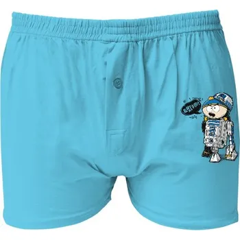 Boxerky Boxerky Kariban s potiskem Cartman R2D2 - Trenky pánské