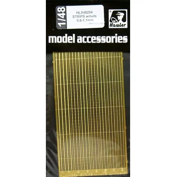 Plastikový model Hauler 1/48 STRIPS w/nuts 0,6-1,1mm (dimensions:100x50mm)