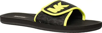 Dámské pantofle Michael Kors žluté/černé