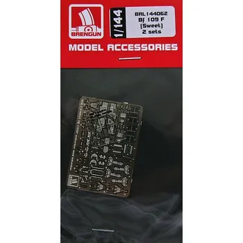 Plastikový model Brengun 1/144 Bf 109 F detail set TWO IN PACK (SWEET)