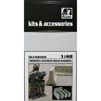 Plastikový model Hauler 1/48 Modern concrete road barriers (5 pcs.)