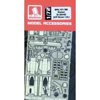 Plastikový model Brengun 1/72 Siebel Si-204D - PE set (KP/SMER)