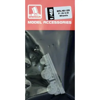Plastikový model Brengun 1/48 F-16 C/D wheels (resin set)